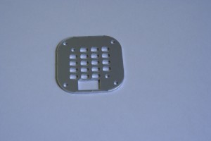 Back plate for luminaire sleeve