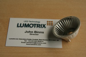 44mm LED reflector for LEDs up to 11mm inc. Bridgelux V10 & ES Star, Cree CXA1507 &1512, Sharp MiniZeni