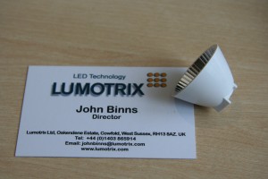 33mm LED reflector for Cree CXA 1304, Bridgelux V6 & V8