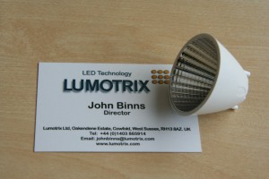 44mm LED reflector QR04420-C1N for Bridgelux ES Star, Cree CXA1512 & CXA1507, Sharp MiniZeni